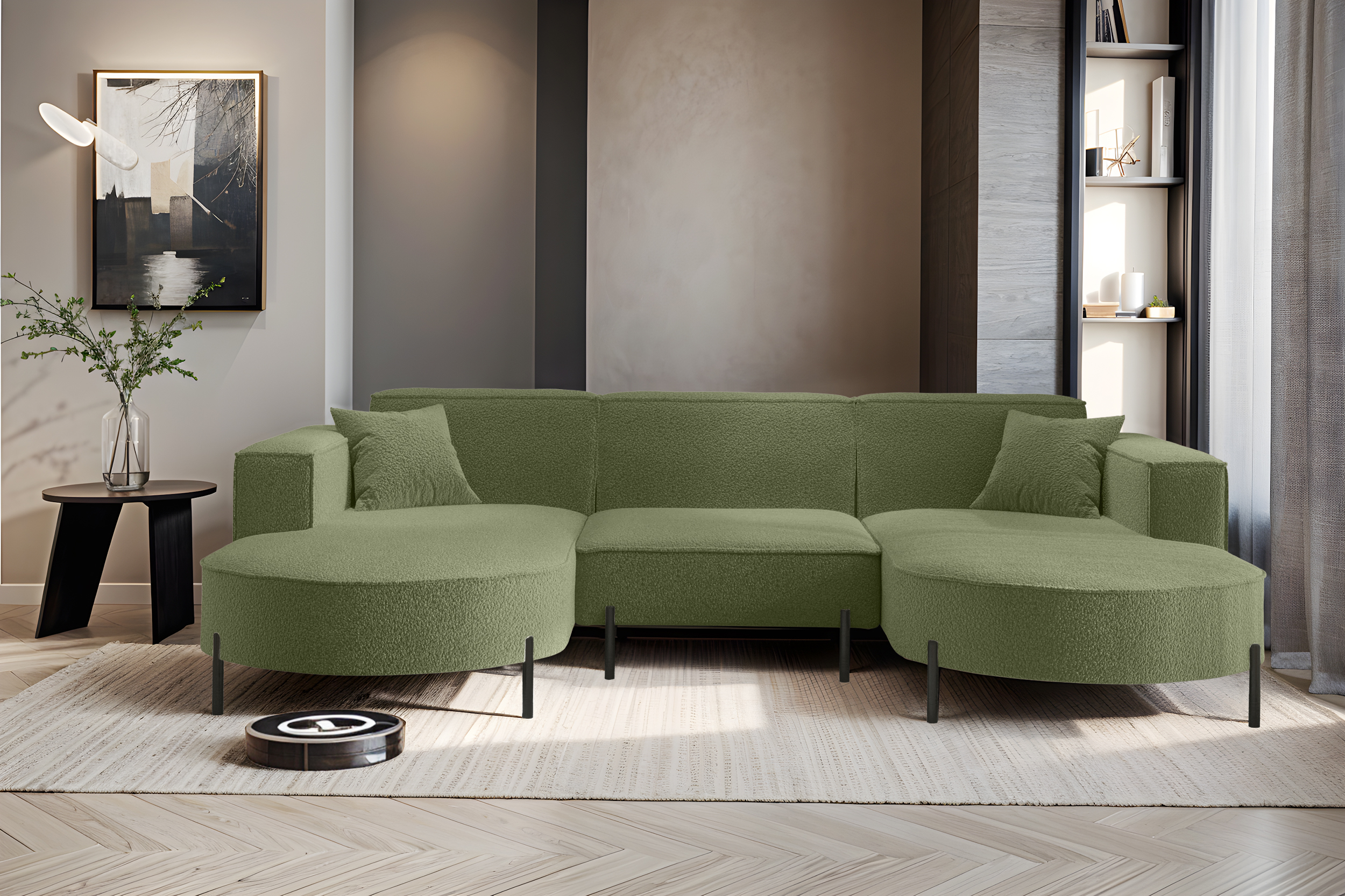 Parma U Hills Ecksofa U-Form
